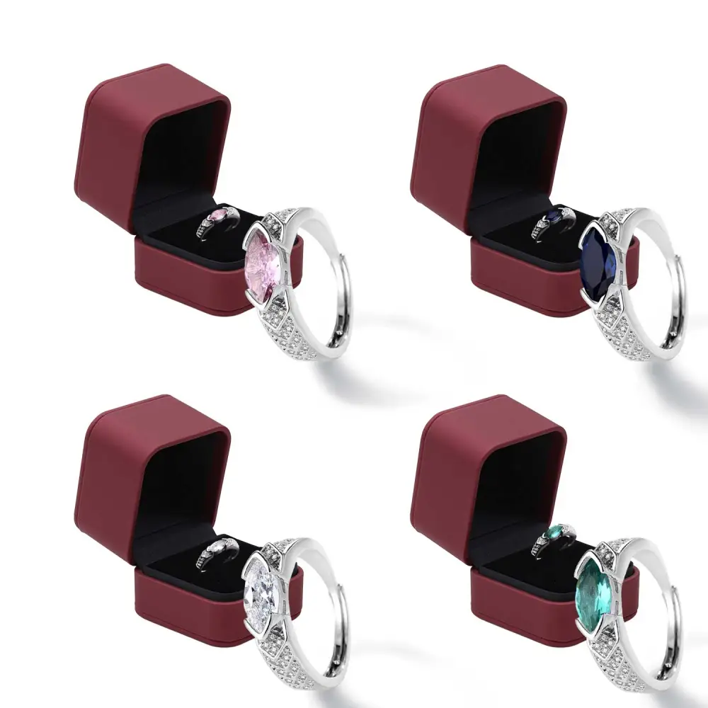 💥💎 Adjustable Slimming Ring — No Size Worries - Magnetology Moissanite Diamond Ring💖