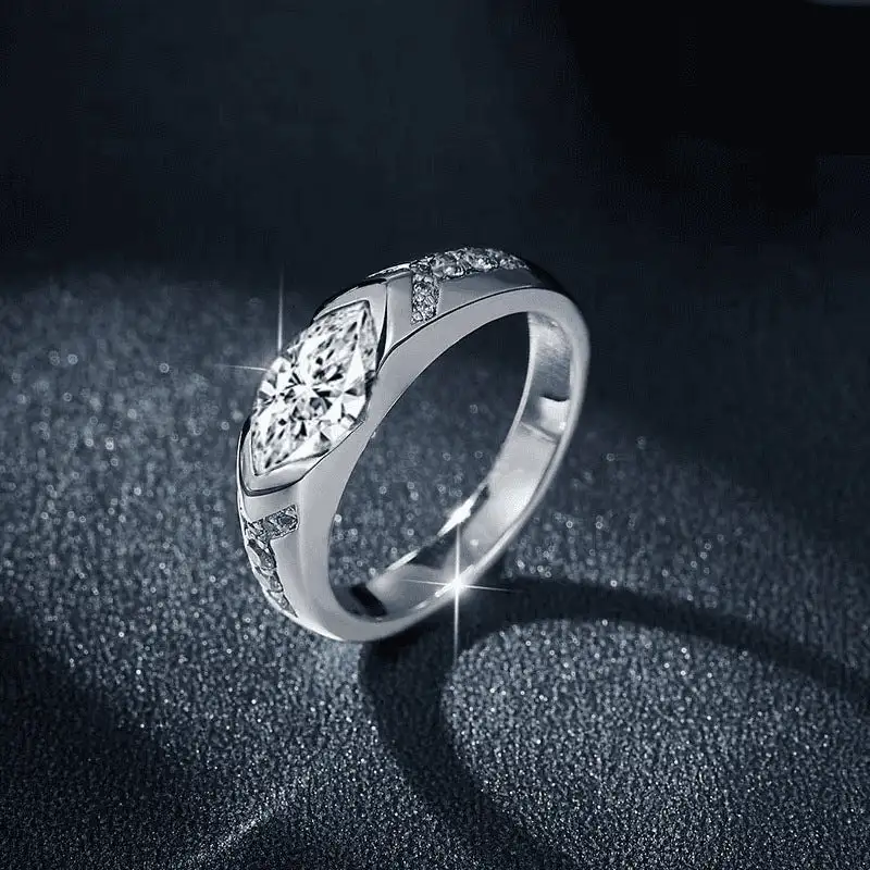 💥💎 Adjustable Slimming Ring — No Size Worries - Magnetology Moissanite Diamond Ring💖