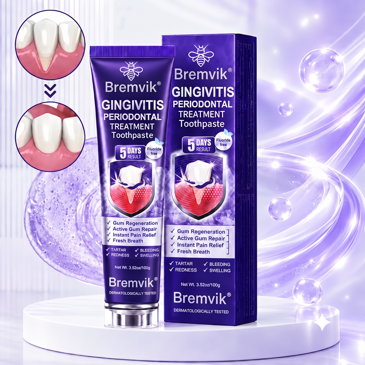 Bremvik® Gingivitis Periodontal Treatment Toothpaste