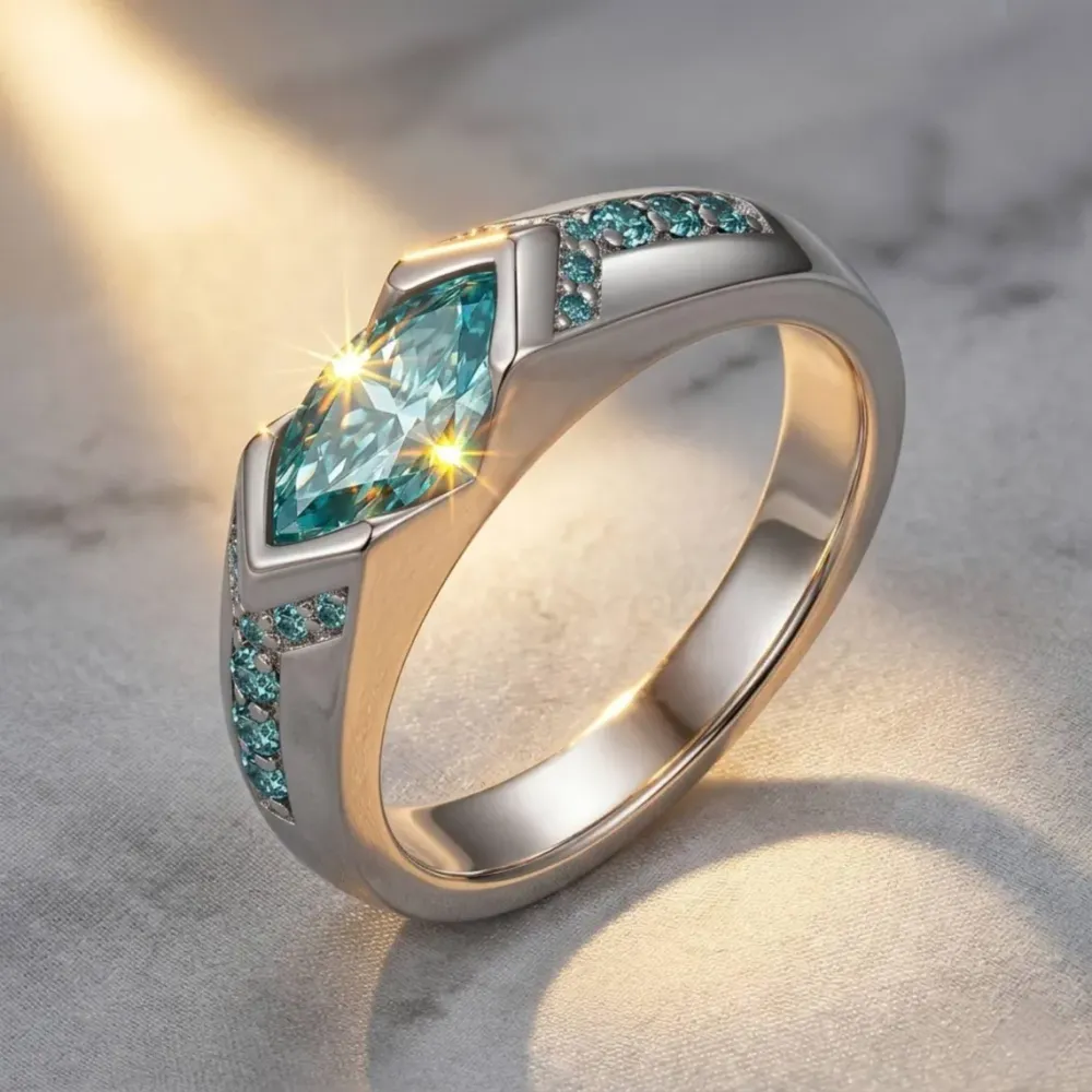 💥💎 Adjustable Slimming Ring — No Size Worries - Magnetology Moissanite Diamond Ring💖