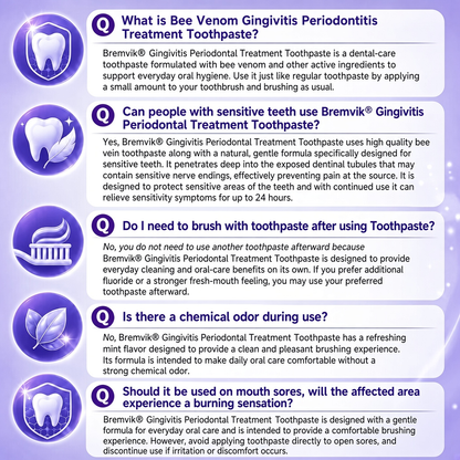 Bremvik® Gingivitis Periodontal Treatment Toothpaste
