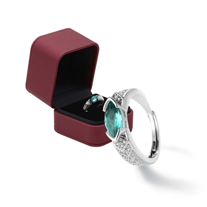 💥💎 Adjustable Slimming Ring — No Size Worries - Magnetology Moissanite Diamond Ring💖